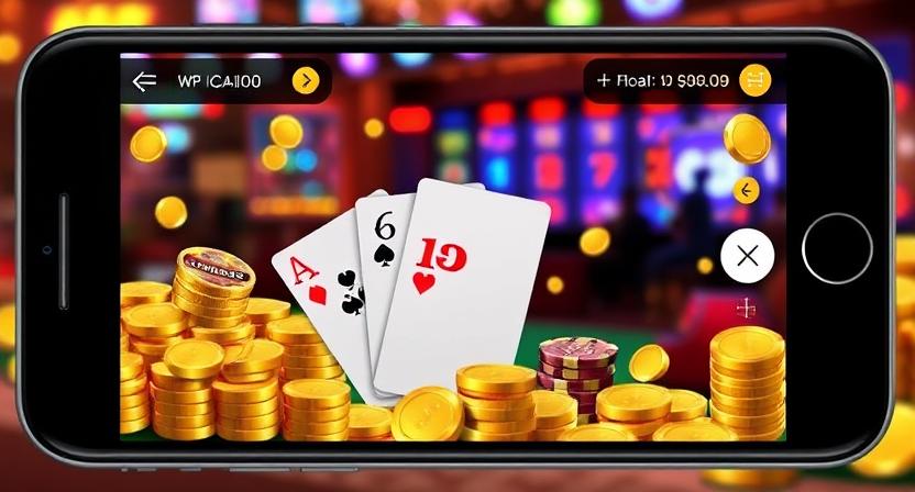 tk666 mobile casino app interface